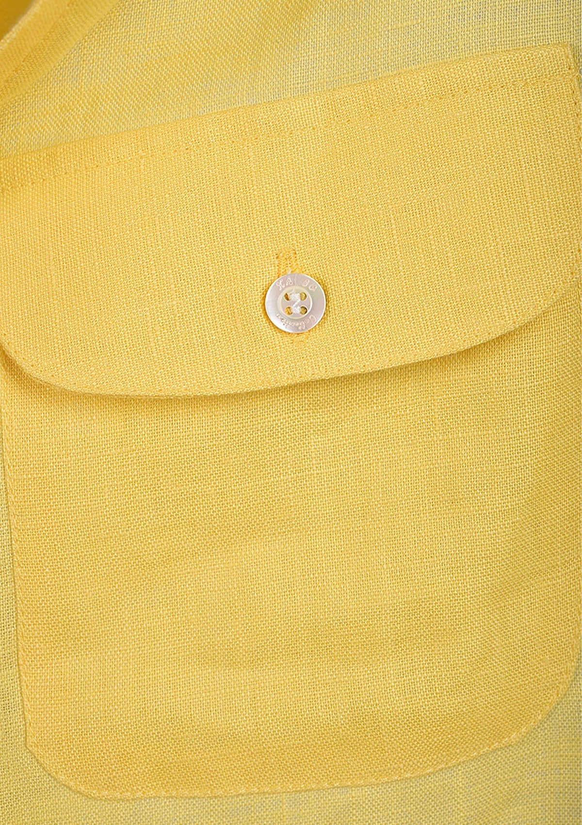Дълга цикламена ленена риза BAMBOO & LINUM Collection KA BO