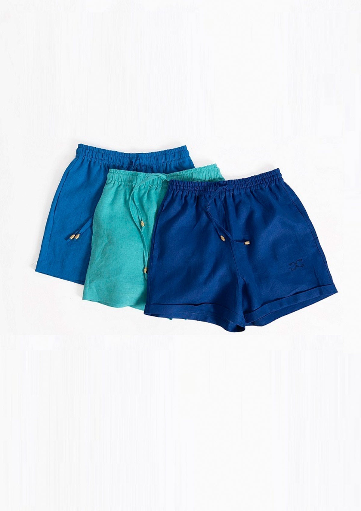 Ленени панталонки CAMELINA & SHORTS YELLOW Collection KA BO