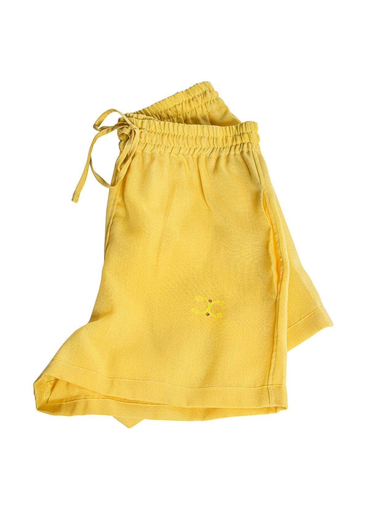 Ленени панталонки CAMELINA & SHORTS CYAN