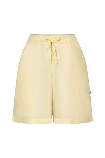 Ленени панталонки CAMELINA & SHORTS YELLOW