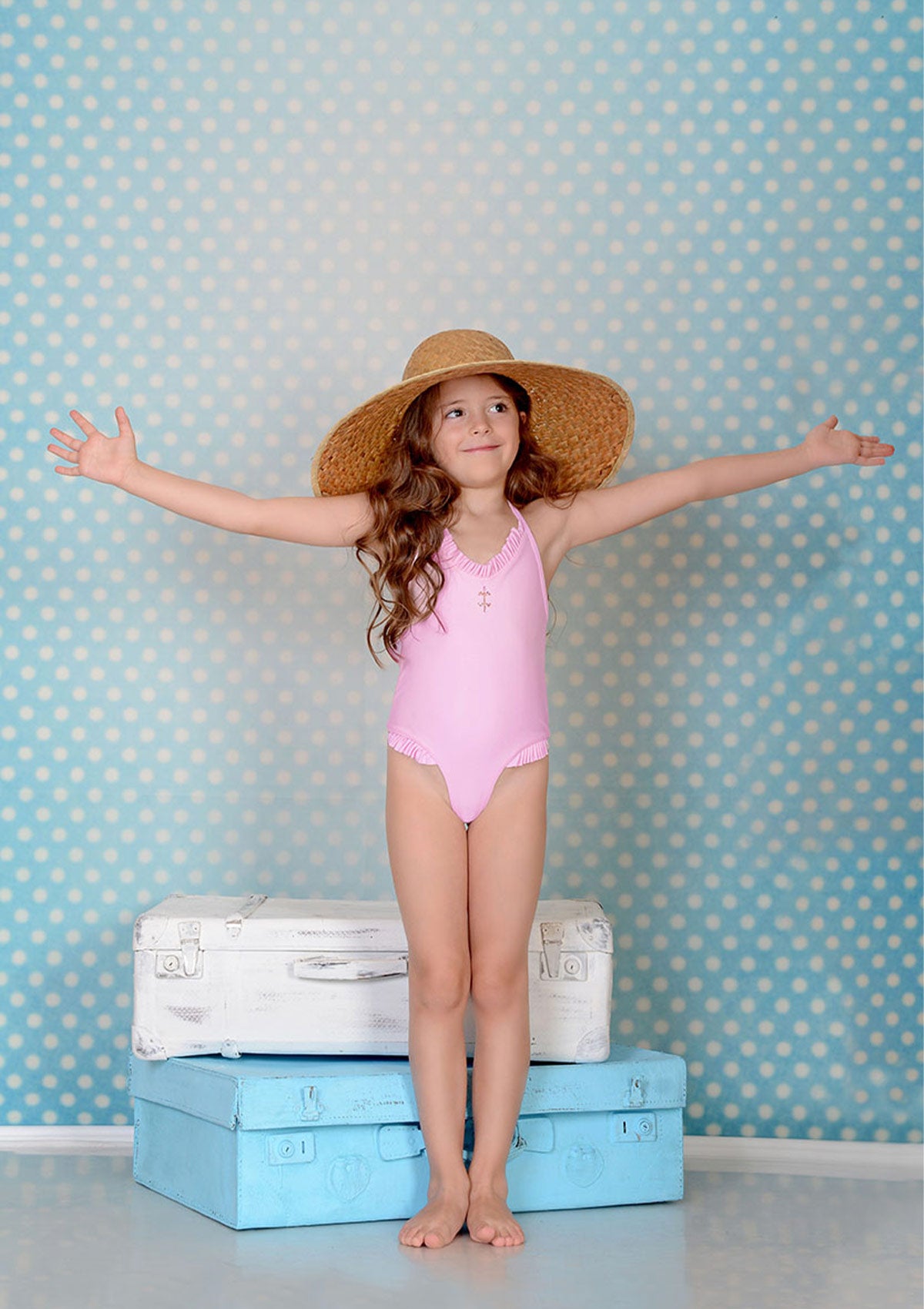 Детски цял бански KABOVERDE & KIDS NAVY BLUE Collection KA BO