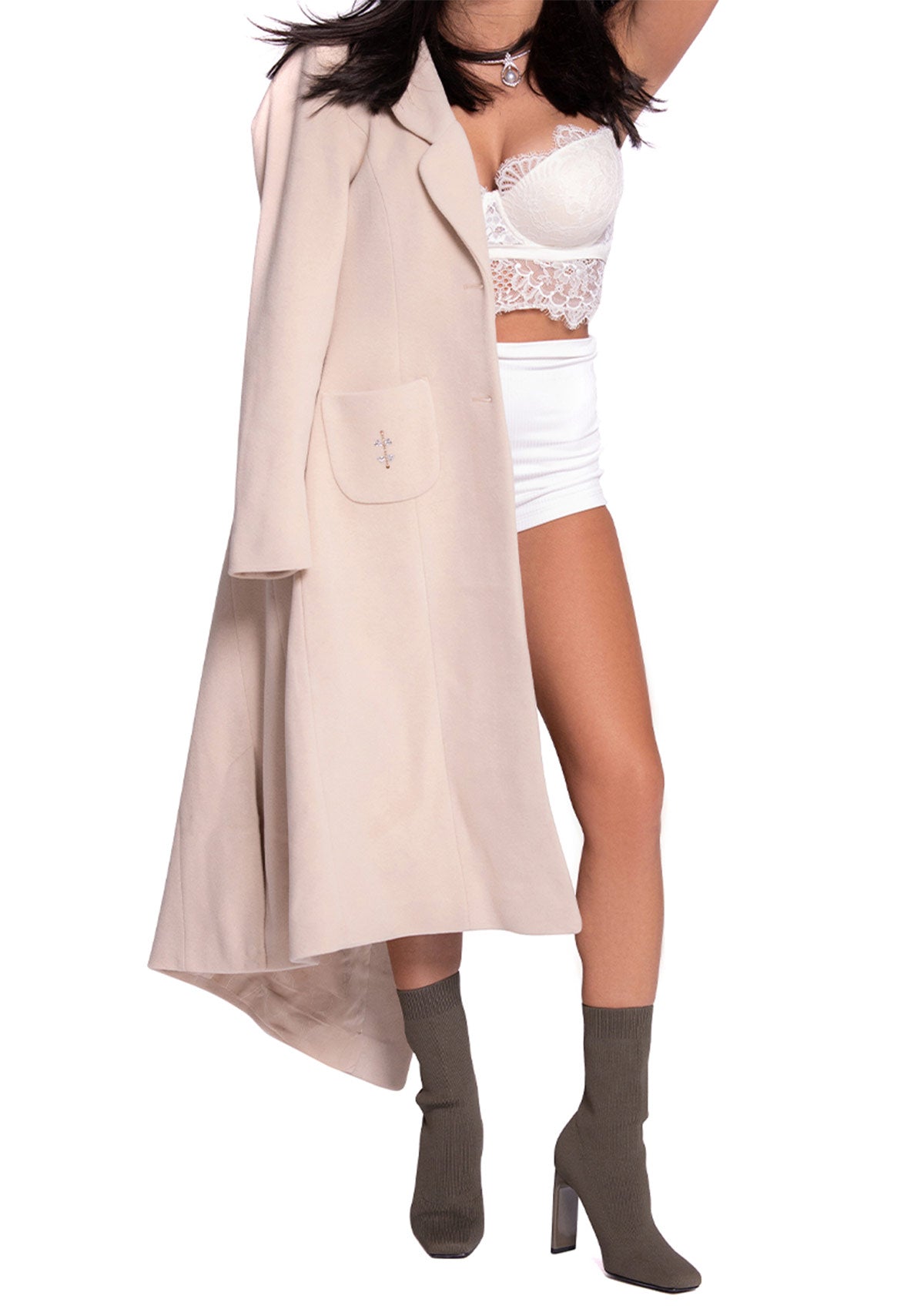 Дамско палто KATHINE TWO BEIGE Collection KA BO
