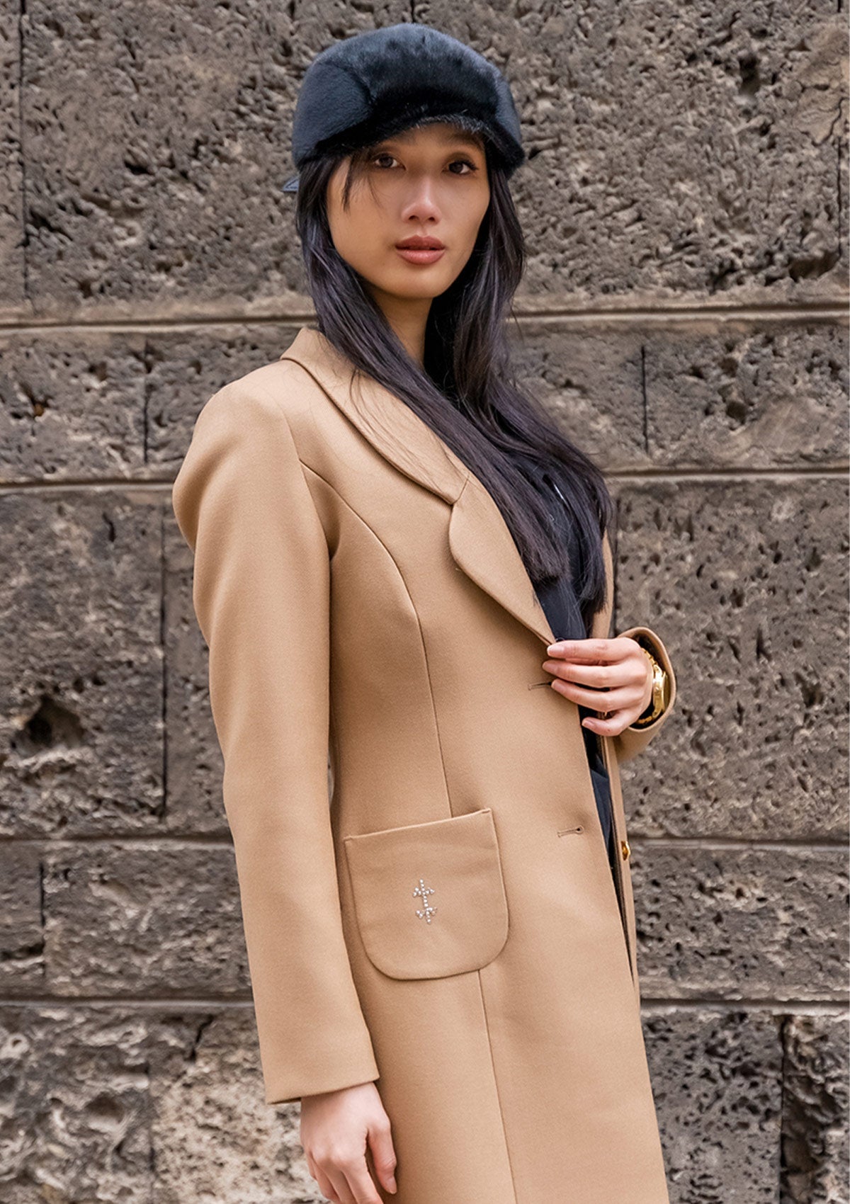 Дамско палто KATHINE TWO BEIGE Collection KA BO