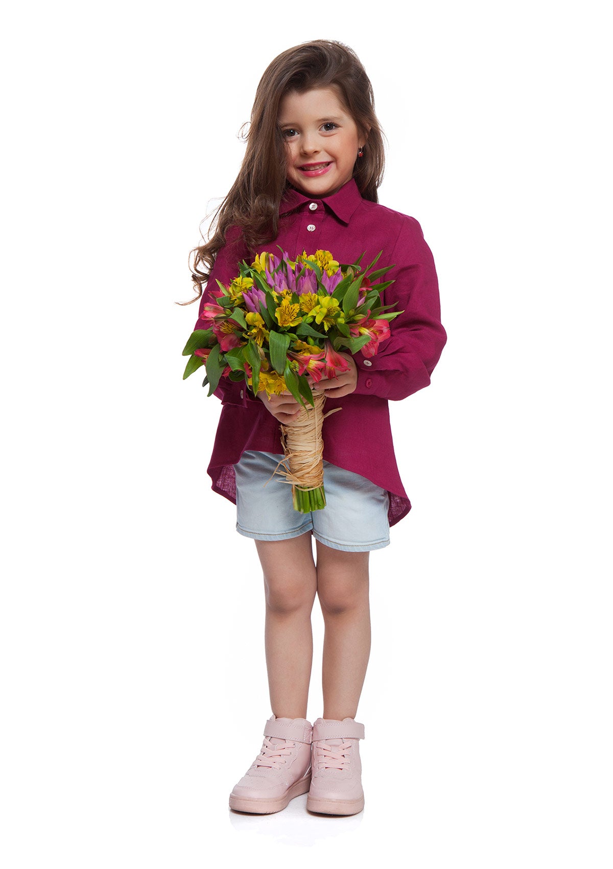 Детска ленена риза LITTLE STAR Collection KA BO
