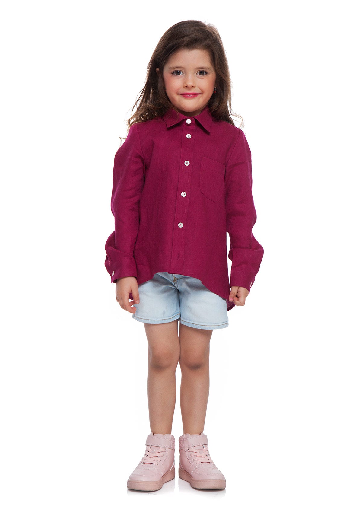 Детска ленена риза LITTLE STAR Collection KA BO