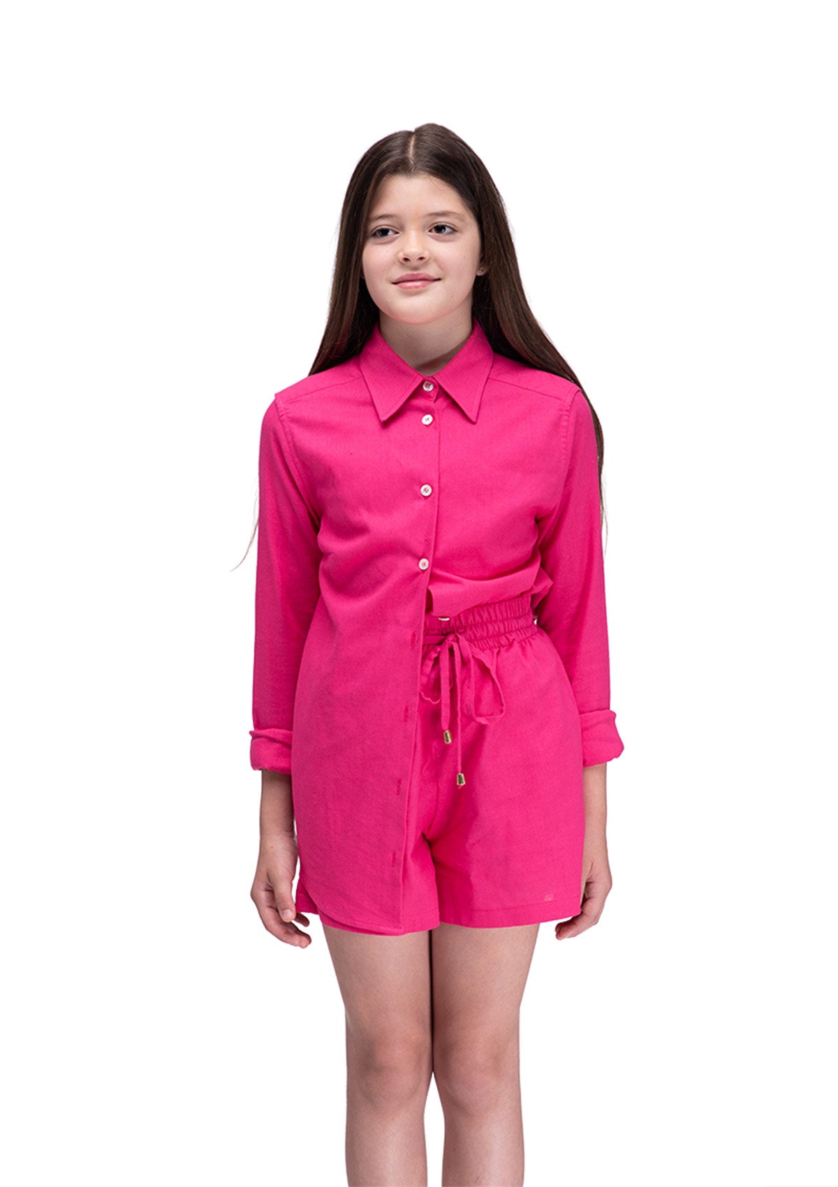 Детски ленен комплект PINK STAR KIDS Collection KA BO