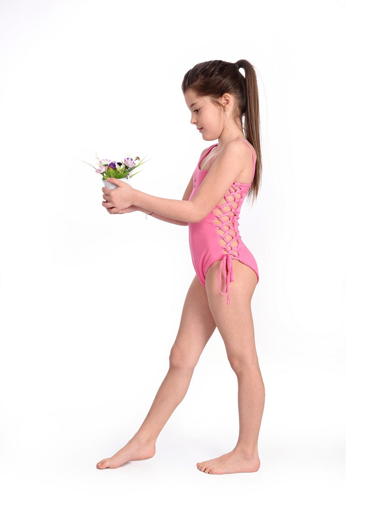 Детски цял бански ROSE KIDS Collection KA BO