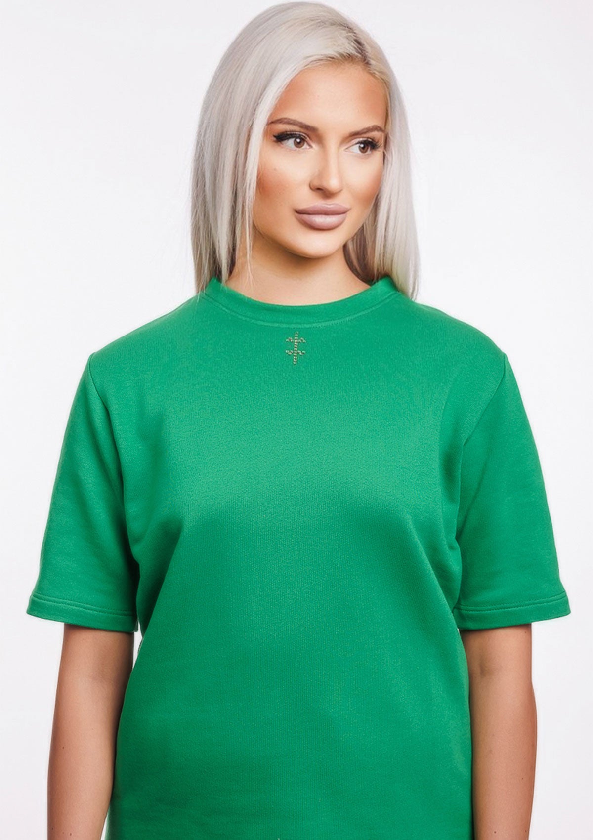 Тениска KIM WHITE зелен Collection KA BO