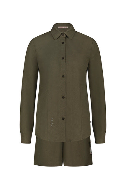 Ленен комплект PETROL GREEN
