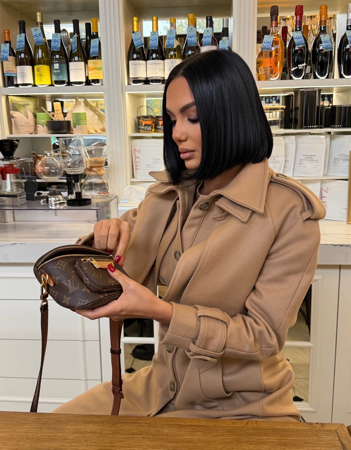 Дамски Шлифер  - RE 25 wool grinder