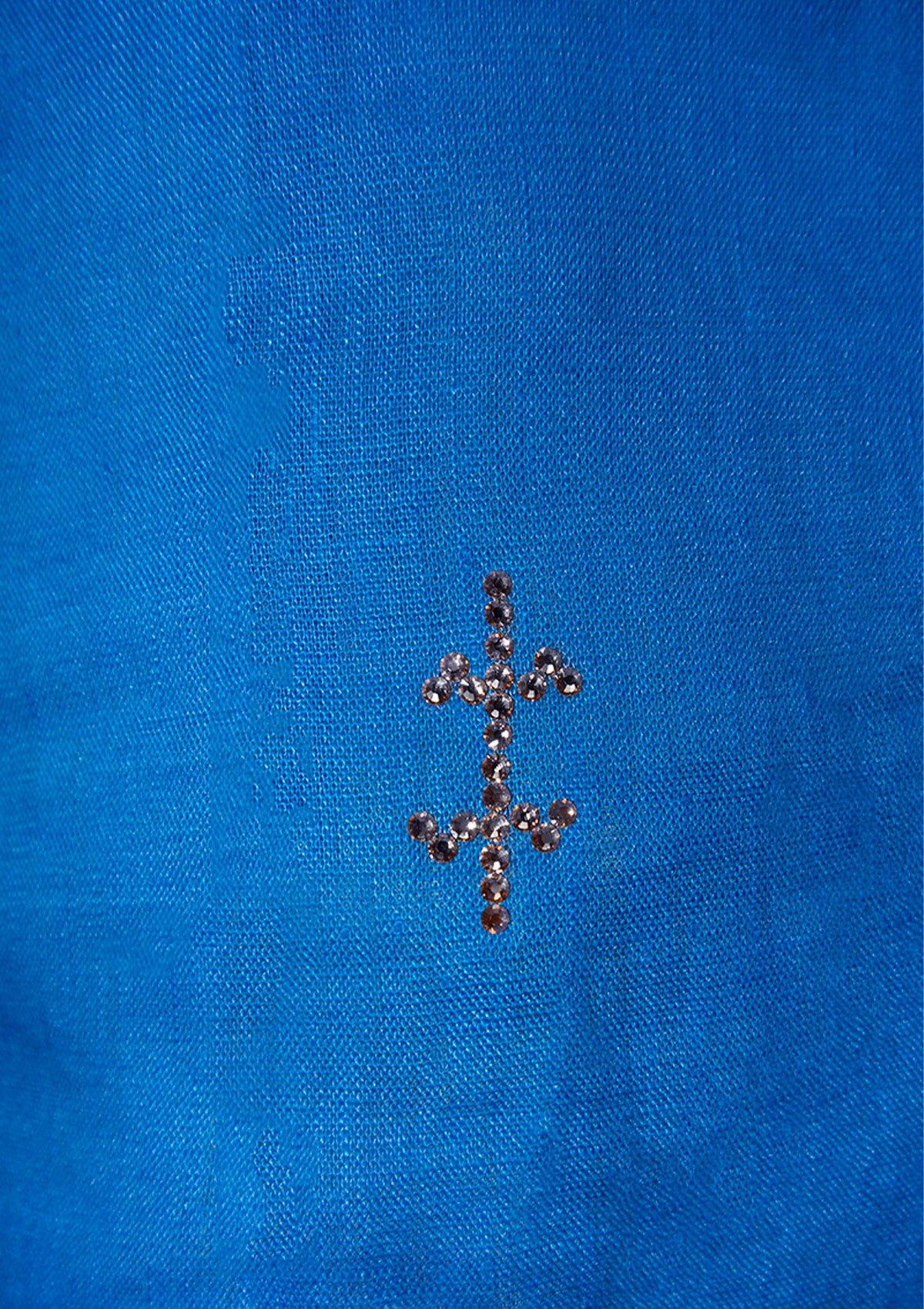 Дамска синя ленена риза CAMELINA BLUE плажно облекло летен тоалет лятна визия плажна риза вталена риза ленени дрехи