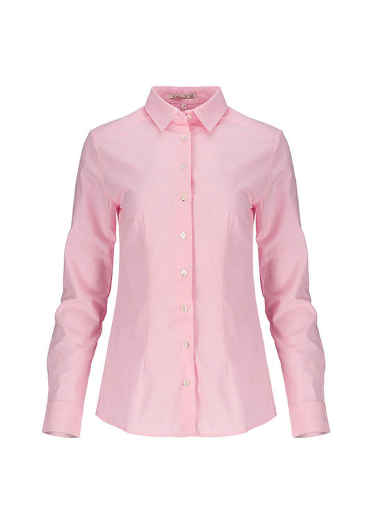 Розова ленена риза CANDY плажно облекло лятна визия вталена лятна риза в бебешко розово