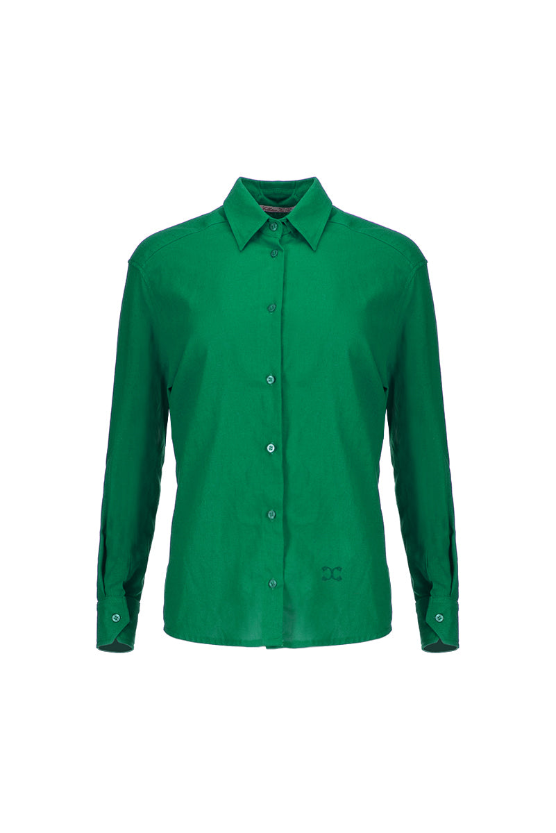 Мъжка ленена риза NEW LOOK зелен Collection KA BO