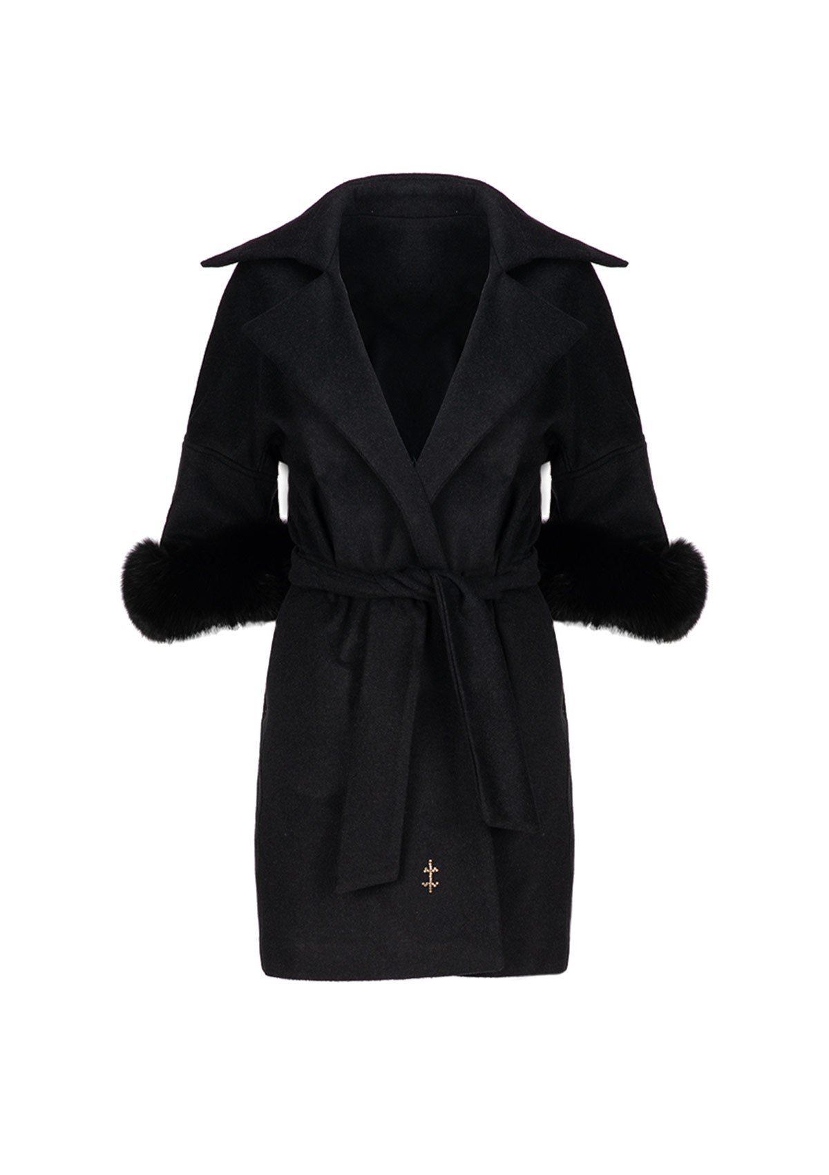 Дамско палто с 3/4 ръкав PAP BEIGE collection Ka Bo