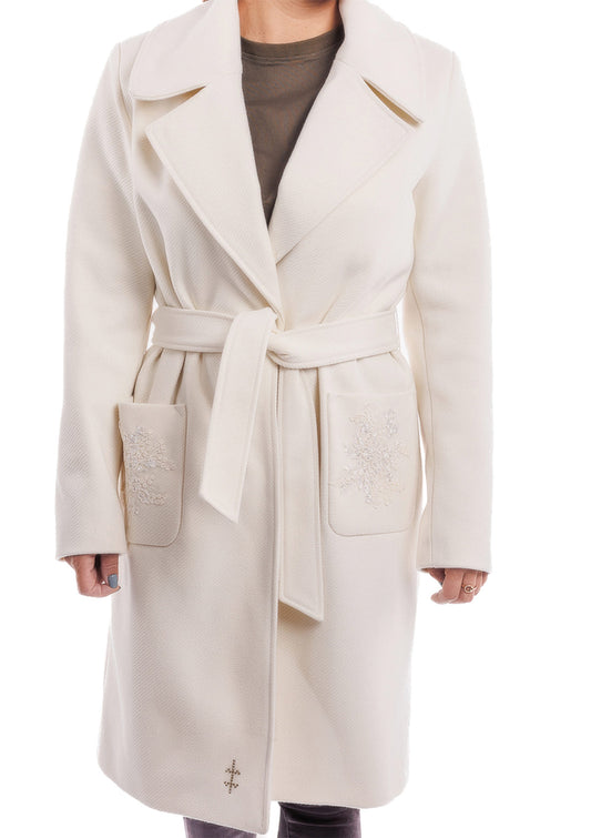 Дамско палто PARI - EXCLUSIVE BEIGE Collection KA BO