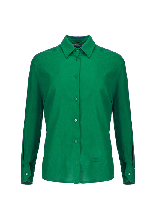 Мъжка ленена риза NEW LOOK GREEN